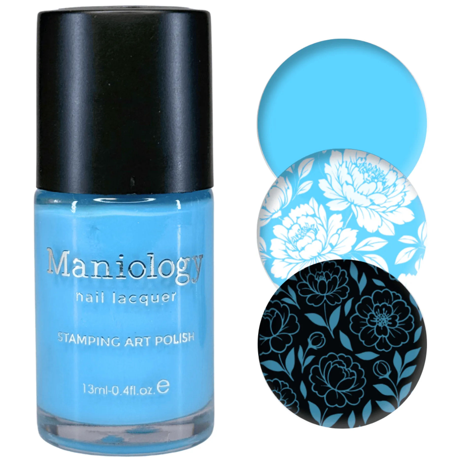 Cloudsong (B572) - Sky Blue Pearl Creme Stamping Polish