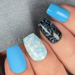 Cloudsong (B572) - Sky Blue Pearl Creme Stamping Polish
