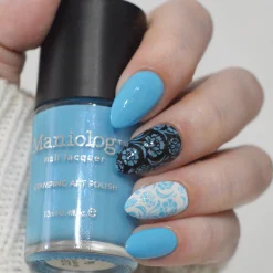 Cloudsong (B572) - Sky Blue Pearl Creme Stamping Polish