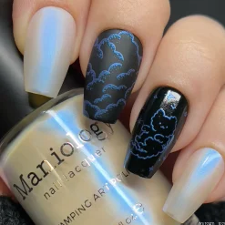 Cloudy (B511) - Pearl White Stamping Polish