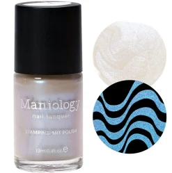 Cloudy (B511) - Pearl White Stamping Polish