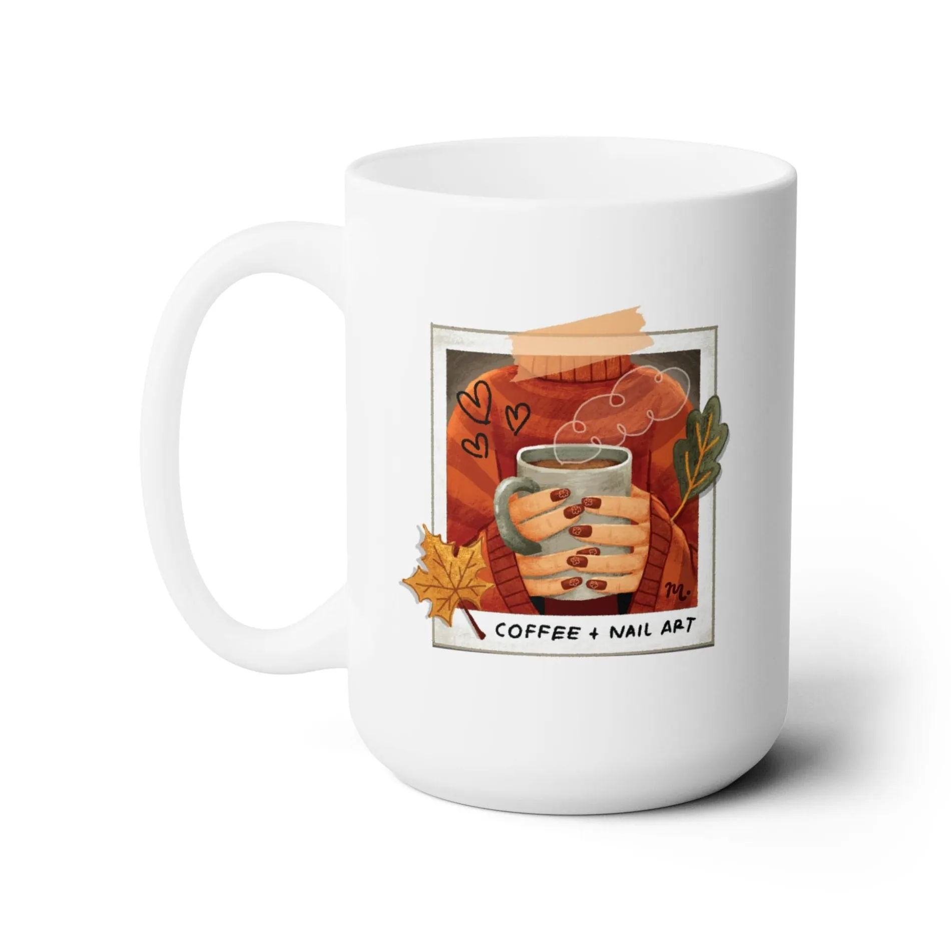 Coffee and Chill Ceramic Coffee Mug 15oz