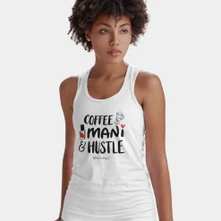 Coffee-Mani-Hustle - Jersey Tank Top