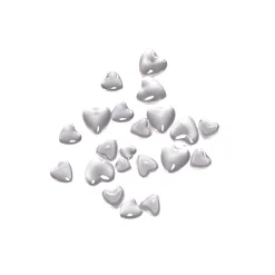 Color-changing heart studs