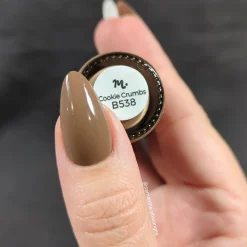 Cookie Crumbs (B538) - Cream Brown Stamping Polish