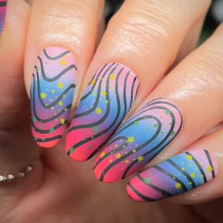 Couture Lines (M554) - Nail Stamping Plate
