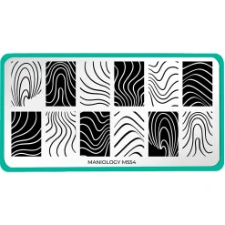 Couture Lines (M554) - Nail Stamping Plate