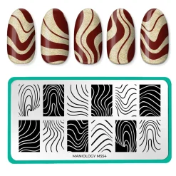 Couture Lines (M554) - Nail Stamping Plate