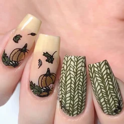 Crisp (B349) - Dark Green-Gray Stamping Polish