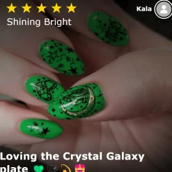 Crystal Galaxy: Space-Themed Nail Stamping Starter Kit