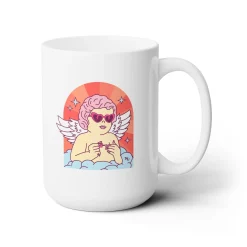 Cupid's Nail Spa Ceramic Coffee Mug 15oz