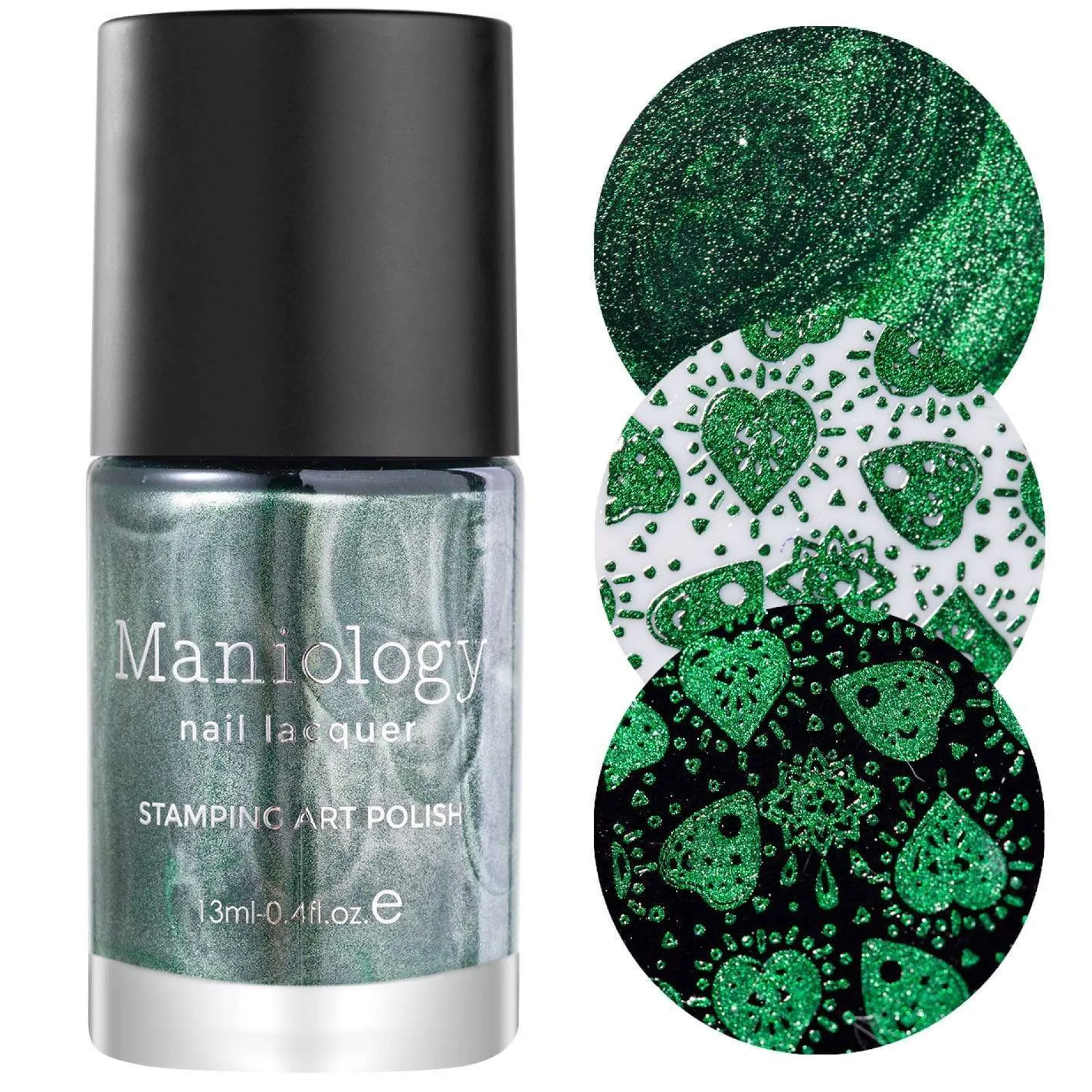 Darkest Night: 3-Piece Metallic Stamping Art Polish Set