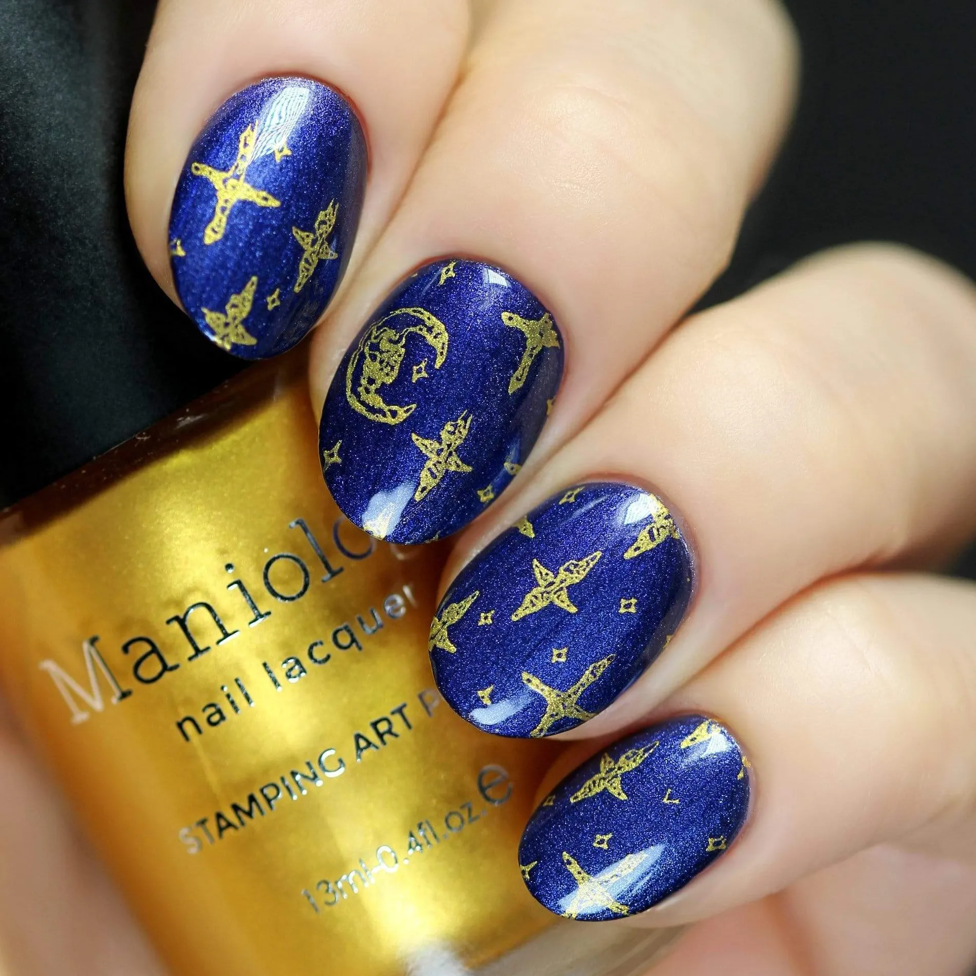 Darkest Night: 3-Piece Metallic Stamping Art Polish Set