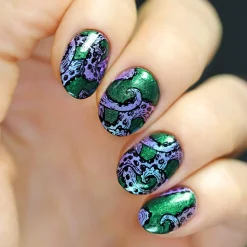 Darkest Night: Poison (B309) - Metallic Emerald Green Stamping Polish