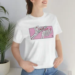 Dead But Nailed It - Short Sleeve T-shirt