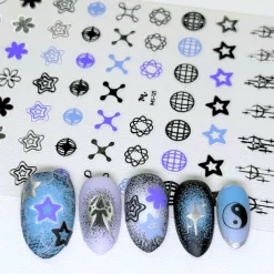Digital Footprint (MS-121) - Nail Art Sticker