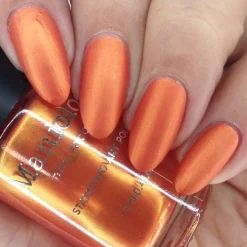 Doom (B405) - Metallic Orange Stamping Polish