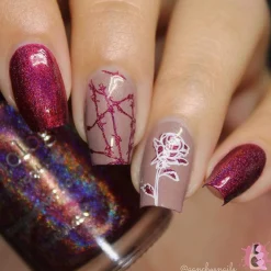 Dovetail (B365) Metallic Taupe Stamping Polish