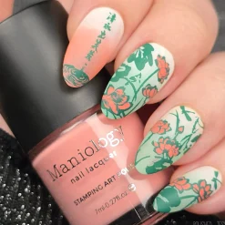 Dreaming Lotus (M672) - Nail Stamping Plate