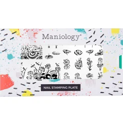 Dreaming Lotus (M672) - Nail Stamping Plate