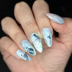 Dreaming Lotus (M672) - Nail Stamping Plate