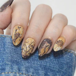 Dreaming Lotus (M672) - Nail Stamping Plate