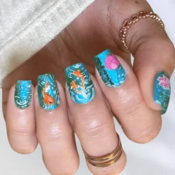 Dreaming Lotus (M672) - Nail Stamping Plate