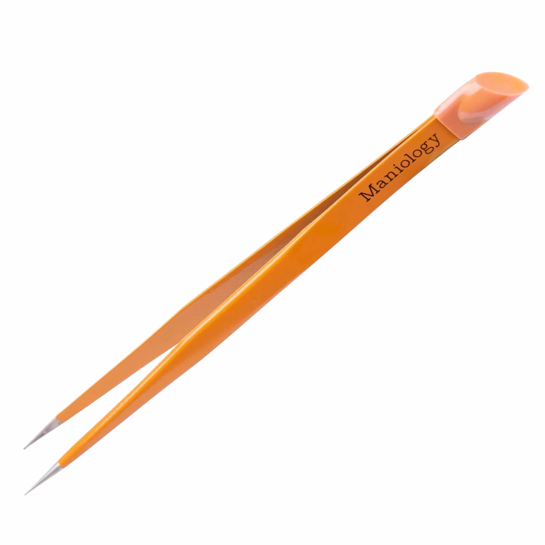 Dual-Ended Nail Art Tweezer and Silicone Pusher