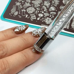 Dual-Ended Pencil Stamper/Clean-Up Brush