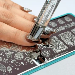 Dual-Ended Pencil Stamper/Clean-Up Brush