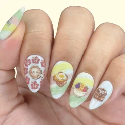 Egghead Cafe x Maniology - Morning Munchies Nail Art Sticker