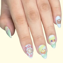 Egghead Cafe x Maniology - Morning Munchies Nail Art Sticker