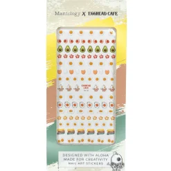 Egghead Cafe x Maniology - Sunny Side Up Nail Art Sticker