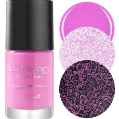 Electro Glo: 6-Piece Electric Pastel Stamping Art Polish Set