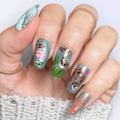 Enchanted Waters: Lotus Mirror (MXM171) - Nail Stamping Plate