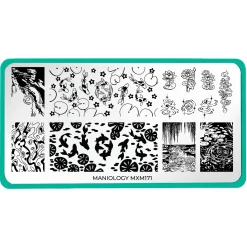 Enchanted Waters: Lotus Mirror (MXM171) - Nail Stamping Plate