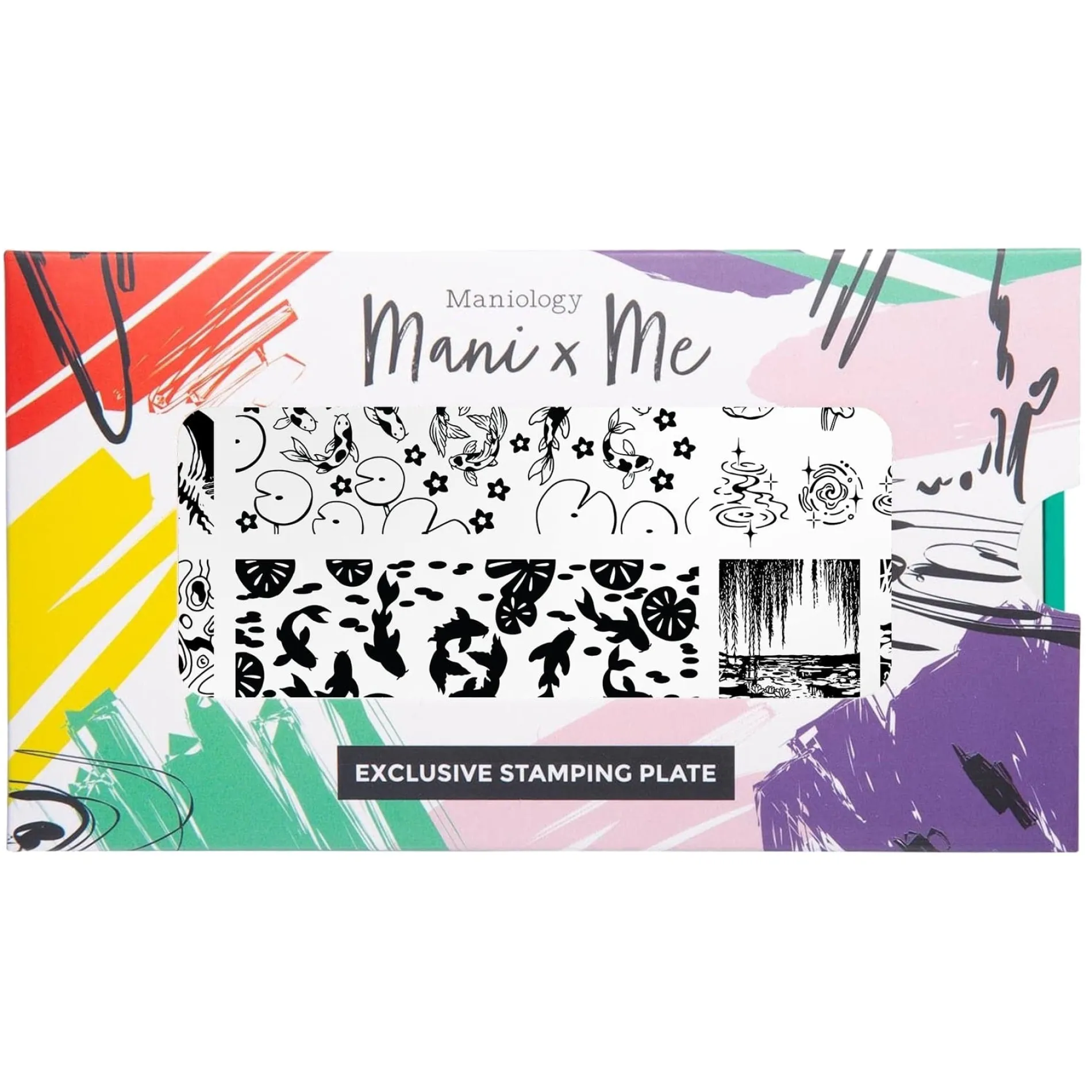 Enchanted Waters: Lotus Mirror (MXM171) - Nail Stamping Plate