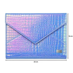 Envelope Style Nail Stamping Plate Organizer Case - Mermaid Scale