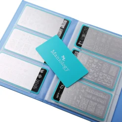Envelope Style Nail Stamping Plate Organizer Case - Mermaid Scale
