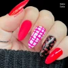 Essentials Bright Collection: Hottie Tottie (B192) Electric Pink-Red Stamping Polish