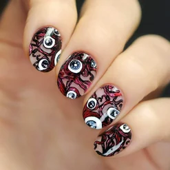 Essentials Bright Collection: Hottie Tottie (B192) Electric Pink-Red Stamping Polish