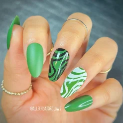 Essentials Bright Collection: Lilypad (B191) Leafy Green Stamping Polish
