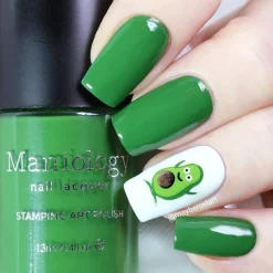 Essentials Bright Collection: Lilypad (B191) Leafy Green Stamping Polish