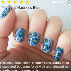Essentials Primary Collection: Midnight Madness (B188) Dark Blue Stamping Polish