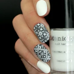 Essentials Primary Collection: Bam! White (B170) Classic White Stamping Polish