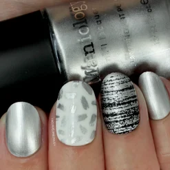 Essentials Primary Collection: So Metal (B186) Metallic Silver Stamping Polish