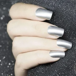 Essentials Primary Collection: So Metal (B186) Metallic Silver Stamping Polish