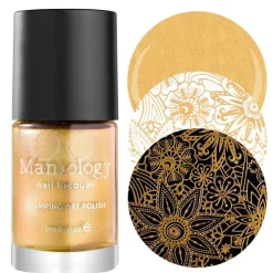 Essentials Primary Collection: Heart of Gold (B187) Warm Metallic Gold Stamping Polish