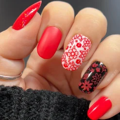 Essentials Primary Collection: Fireside (B189) Blazing Red Stamping Polish