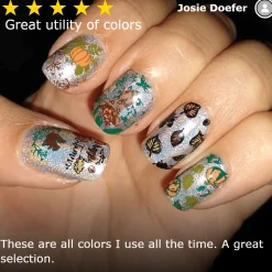 Essentials Primary: 6-Piece Stamping Art Polish Set